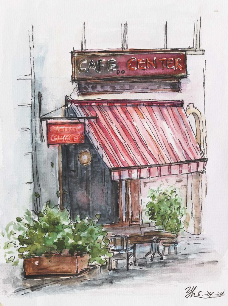 Cafe Opening 8.5x11.5