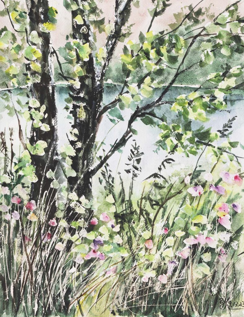 Peaceful Arrival 13.5x10.5