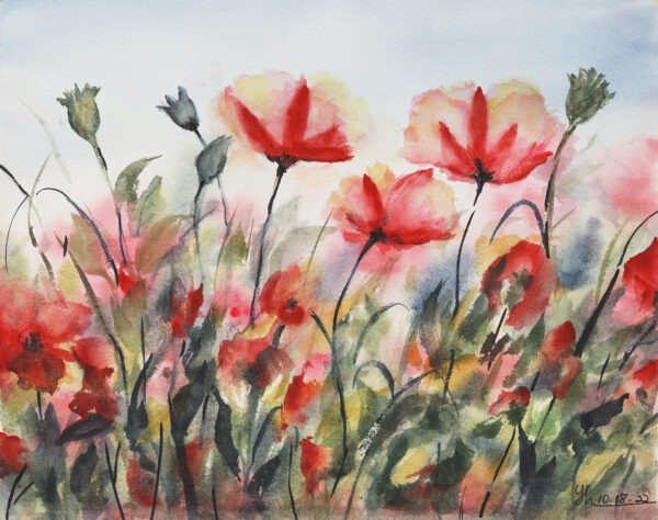 Pink Poppy 11x14